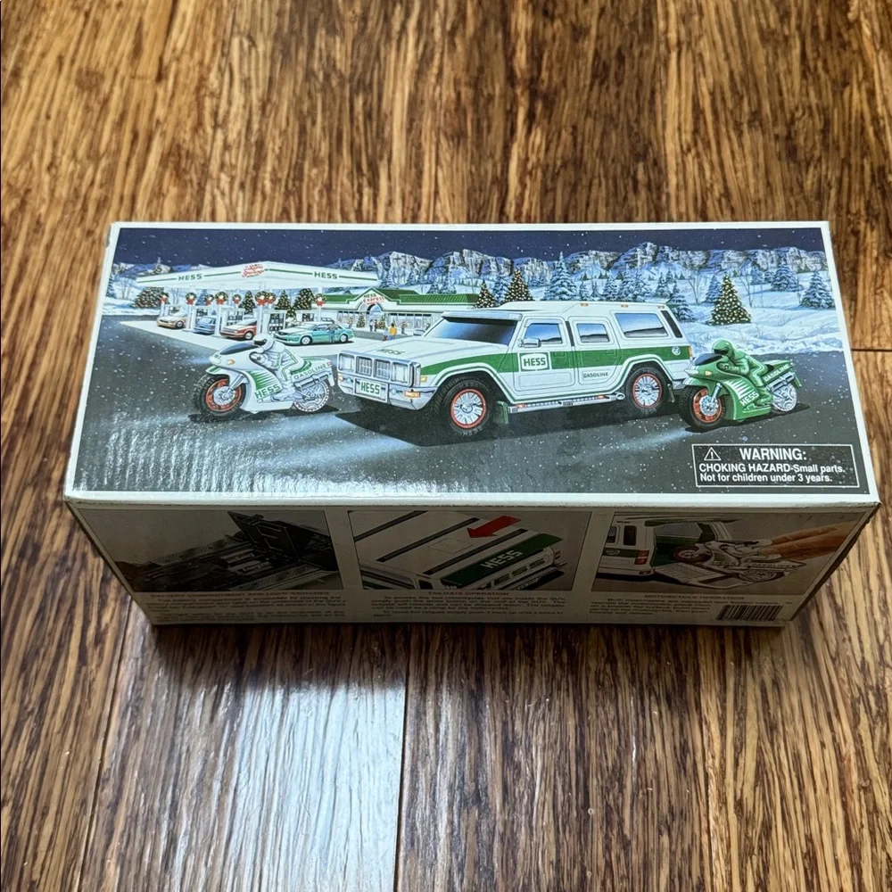 Vintage Hess 2004 Sport Utility Vehicle and Motorcycles 40th Anniversary NIB